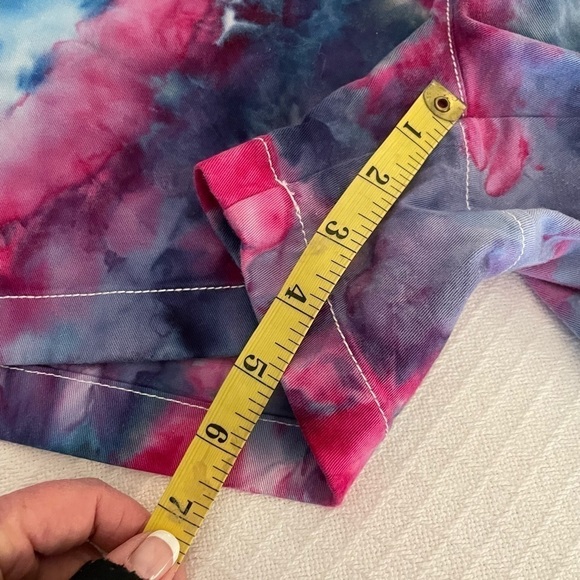 Hand crafted tie dyed J. Crew 3” Chino Shorts size 8 - Picture 5 of 5